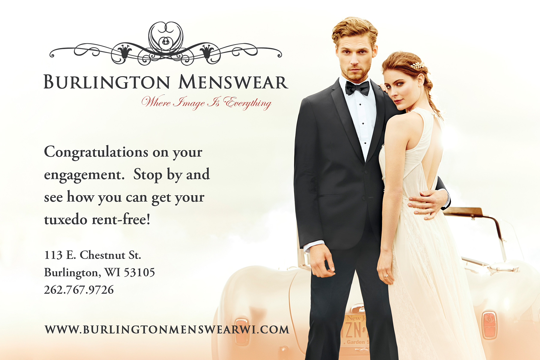 Tuxedo Rentals Burlington Menswear